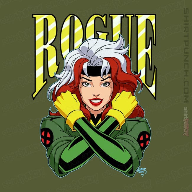 Daily_Deal_Shirts Magnets / 3"x3" / Military Green Rogue 97
