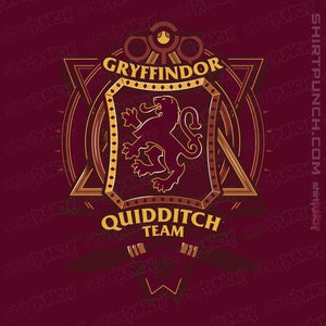 Shirts Magnets / 3"x3" / Maroon Quidditch Team