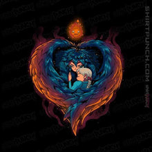 Load image into Gallery viewer, Shirts Magnets / 3&quot;x3&quot; / Black Heart On Fire
