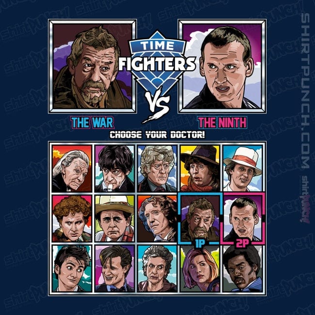 Daily_Deal_Shirts Magnets / 3"x3" / Navy Time Fighters War vs 9th
