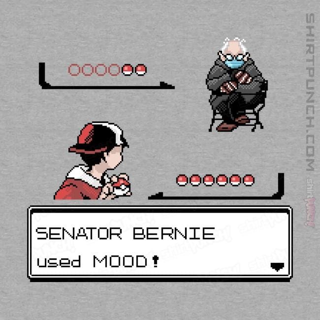 Shirts Magnets / 3"x3" / Sports Grey Bernie Battle!