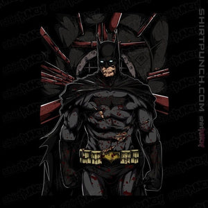 Secret_Shirts Magnets / 3"x3" / Black Dark Bat