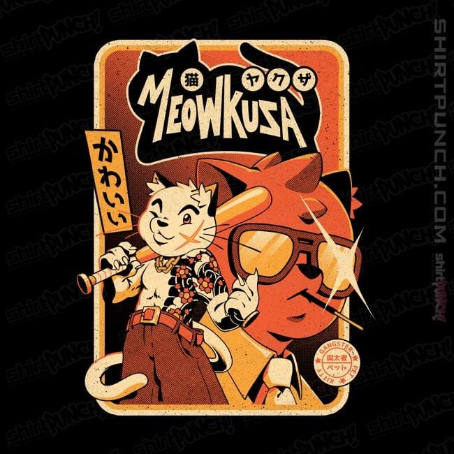 Shirts Magnets / 3"x3" / Black Meowkuza