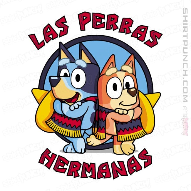 Secret_Shirts Magnets / 3"x3" / White Las Perras Hermanas