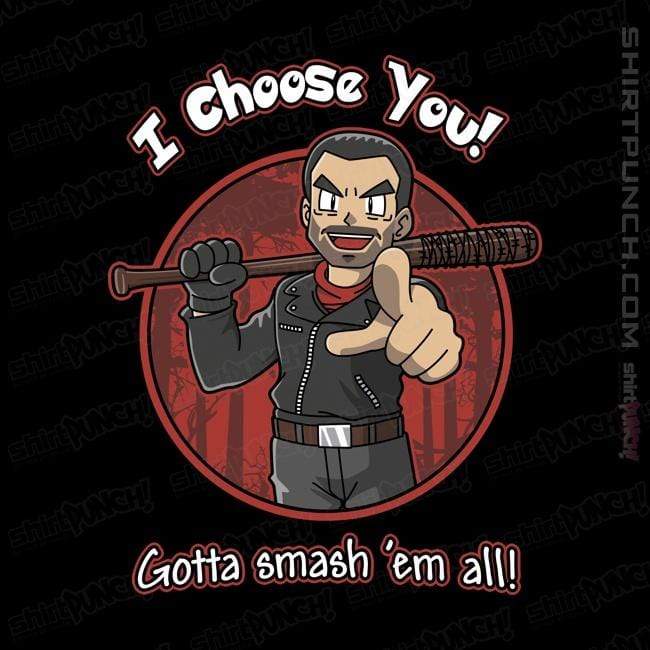 Shirts Magnets / 3"x3" / Black Negan Chooses You