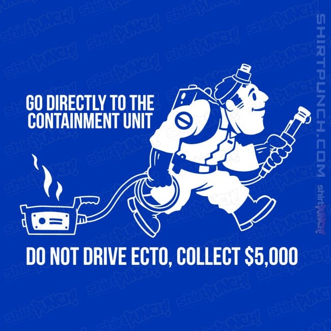 Secret_Shirts Magnets / 3"x3" / Royal Blue Go Directly To Ecto!