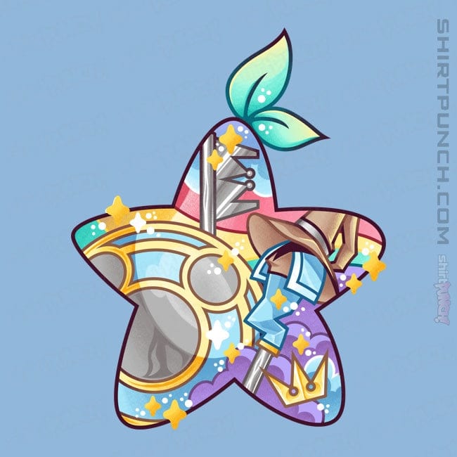 Shirts Magnets / 3"x3" / Powder Blue Magical Silhouettes - Paopu Fruit