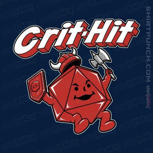 Shirts Magnets / 3"x3" / Navy Crit-Hit