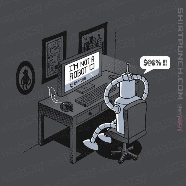 Shirts Magnets / 3"x3" / Charcoal Robot Problems