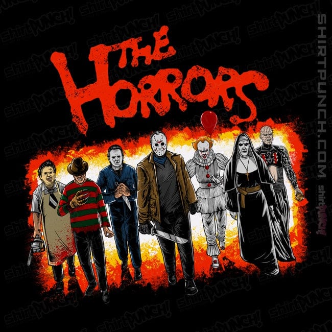 Daily_Deal_Shirts Magnets / 3"x3" / Black The Horrors
