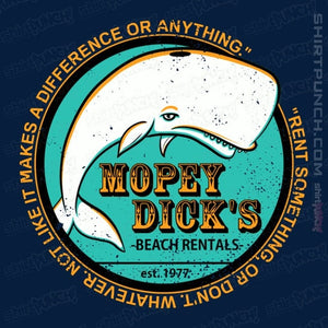 Shirts Magnets / 3"x3" / Navy Mopey Dick's