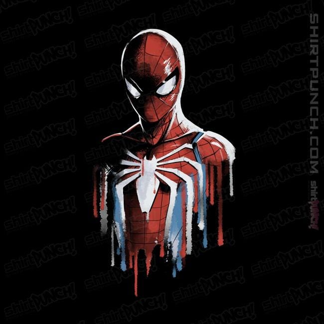 Shirts Magnets / 3"x3" / Black Watercolor Spider