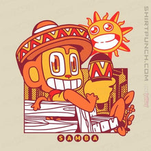 Load image into Gallery viewer, Shirts Magnets / 3&quot;x3&quot; / Natural Samba Time
