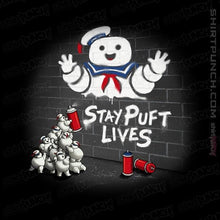 Load image into Gallery viewer, Daily_Deal_Shirts Magnets / 3&quot;x3&quot; / Black Stay Puft Lives
