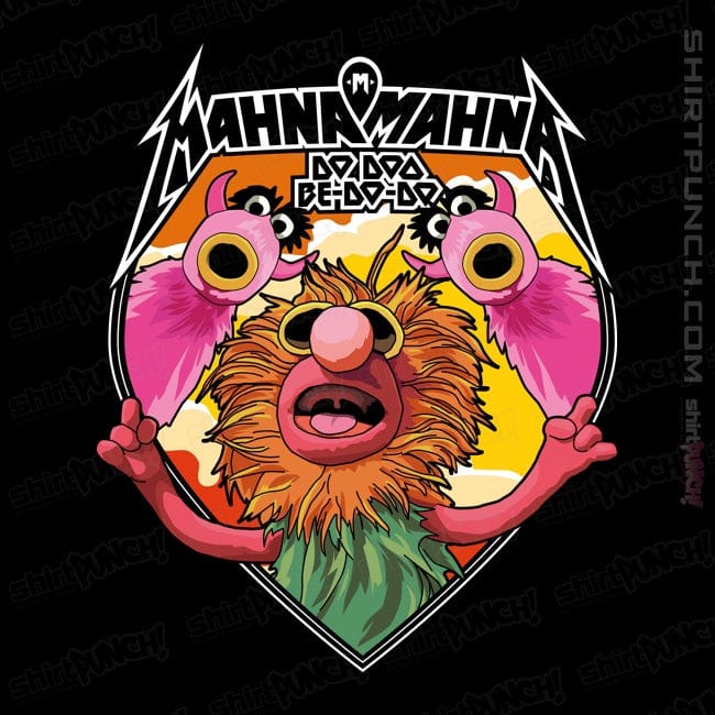 Daily_Deal_Shirts Magnets / 3"x3" / Black Mahna Mahna