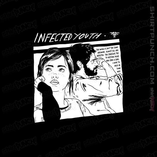 Secret_Shirts Magnets / 3"x3" / Black Infected Youth