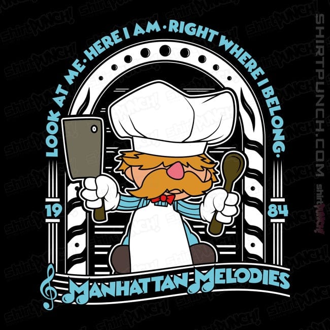Shirts Magnets / 3"x3" / Black Swedish Chef Melodies
