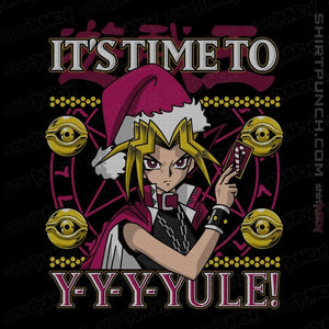 Daily_Deal_Shirts Magnets / 3"x3" / Black Time To Yule