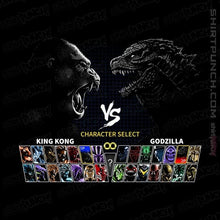 Load image into Gallery viewer, Shirts Magnets / 3&quot;x3&quot; / Black Select King VS King Of Monsters
