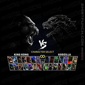Shirts Magnets / 3"x3" / Black Select King VS King Of Monsters