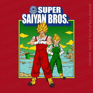 Shirts Magnets / 3"x3" / Red Super Saiyan Bros