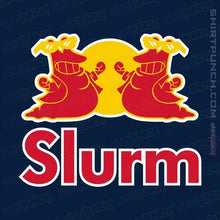 Load image into Gallery viewer, Shirts Magnets / 3&quot;x3&quot; / Navy Slurm Energy Drink

