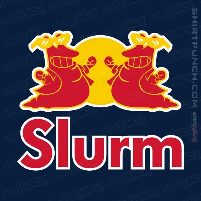 Shirts Magnets / 3"x3" / Navy Slurm Energy Drink
