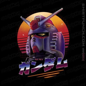 Shirts Magnets / 3"x3" / Black Retro 80s RX 78 2 Gundam