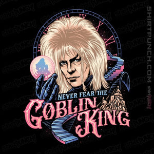 Daily_Deal_Shirts Magnets / 3"x3" / Black Never Fear The Goblin King