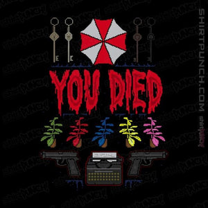 Shirts Magnets / 3"x3" / Black You Died
