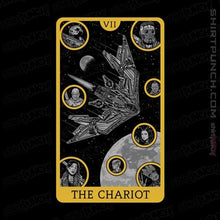 Load image into Gallery viewer, Shirts Magnets / 3&quot;x3&quot; / Black The Chariot Tarot
