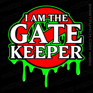 Daily_Deal_Shirts Magnets / 3"x3" / Black The Gatekeeper