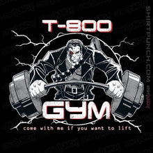 Load image into Gallery viewer, Shirts Magnets / 3&quot;x3&quot; / Black T-800 Gym

