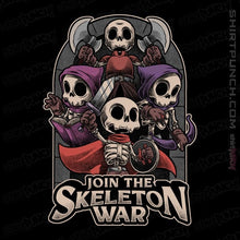 Load image into Gallery viewer, Secret_Shirts Magnets / 3&quot;x3&quot; / Black Skeleton War
