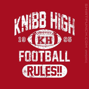 Shirts Magnets / 3"x3" / Red Knibb High Football Rules