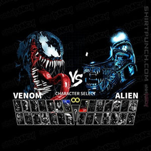 Shirts Magnets / 3"x3" / Black Select Venom VS Alien