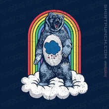 Load image into Gallery viewer, Daily_Deal_Shirts Magnets / 3&quot;x3&quot; / Navy Real Grumpy Bear
