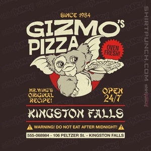 Shirts Magnets / 3"x3" / Dark Chocolate Gizmo's Pizza