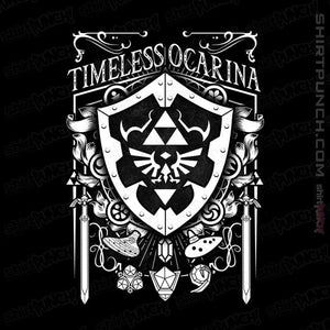 Shirts Magnets / 3"x3" / Black Timeless Ocarina Banner