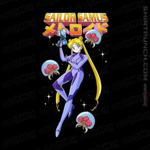 Load image into Gallery viewer, Secret_Shirts Magnets / 3&quot;x3&quot; / Black Sailor Samus Zero Suit
