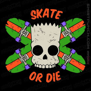 Daily_Deal_Shirts Magnets / 3"x3" / Black Skate Or Die