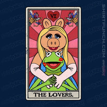 Load image into Gallery viewer, Daily_Deal_Shirts Magnets / 3&quot;x3&quot; / Navy The Lovers.
