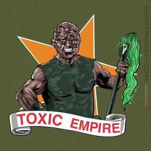 Secret_Shirts Magnets / 3"x3" / Military Green Toxic Empire