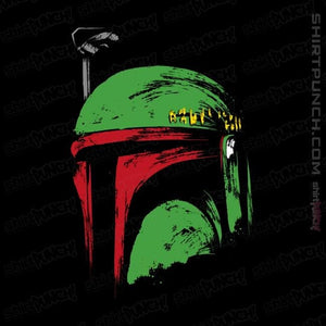 Shirts Magnets / 3"x3" / Black Bounty Hunter Helmet