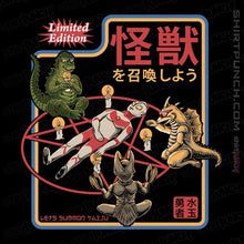 Load image into Gallery viewer, Secret_Shirts Magnets / 3&quot;x3&quot; / Black Lets Summon Kaiju

