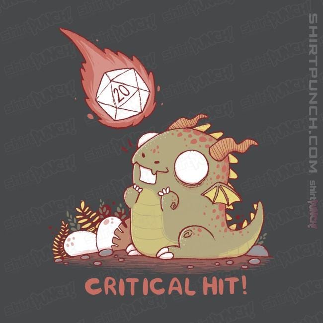 Shirts Magnets / 3"x3" / Charcoal Critical Hit