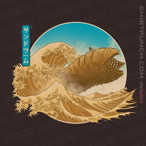 Daily_Deal_Shirts Magnets / 3"x3" / Dark Chocolate The Great Wave off Arrakis