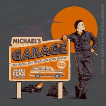 Load image into Gallery viewer, Daily_Deal_Shirts Magnets / 3&quot;x3&quot; / Charcoal Michael&#39;s Garage
