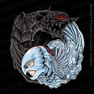Daily_Deal_Shirts Magnets / 3"x3" / Black The Falcon And The Beast