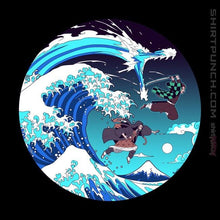Load image into Gallery viewer, Shirts Magnets / 3&quot;x3&quot; / Black Breath Of The Great Wave
